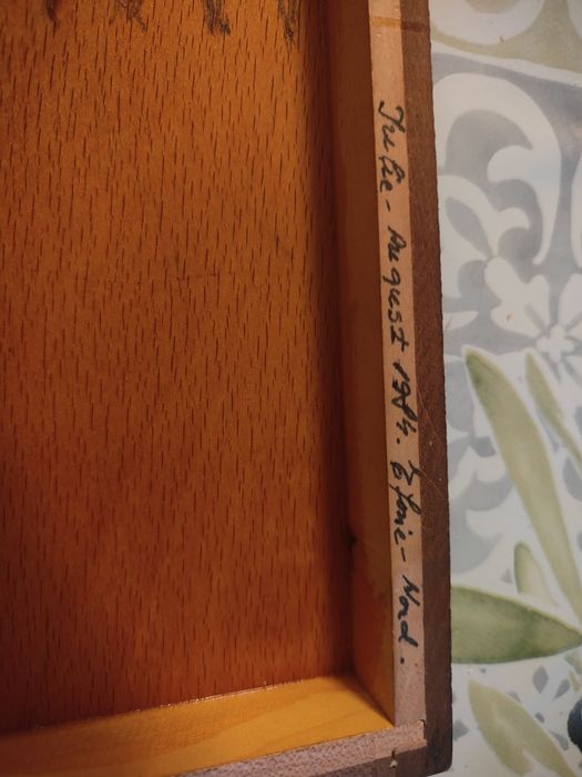 Șah 21 cm, din lemn