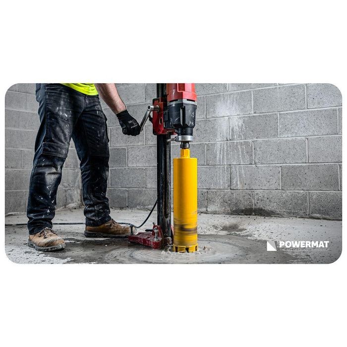 Carota diamantata pentru beton, diametru 132, lungime 45 cm, filet