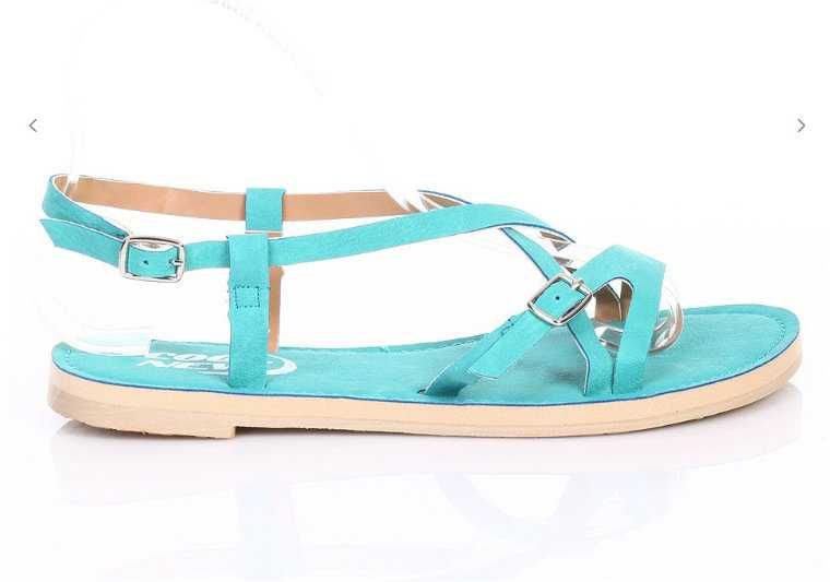 Стилни летни сандали Тюркоаз