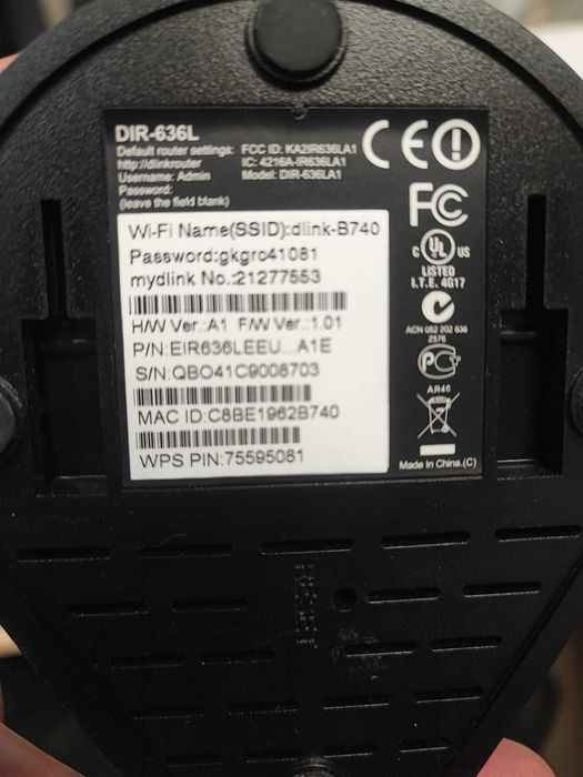 D-Link DIR-636L Cloud Gigabit Router Wireless