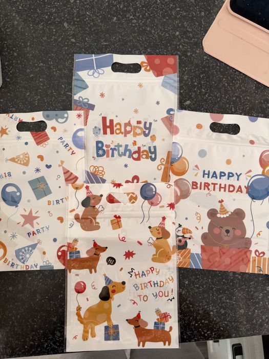 Подарочные пакетики, набор 36 шт