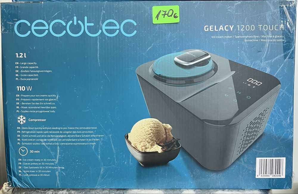 !Нова! Безжична Вертикална прахосмукачка Cecotec Scoba 2100 Station, 210W, 20kPa безжична 1.55кг със станция за самоизпразване