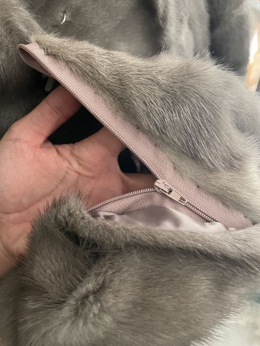 Норка шуба сұр түсті!