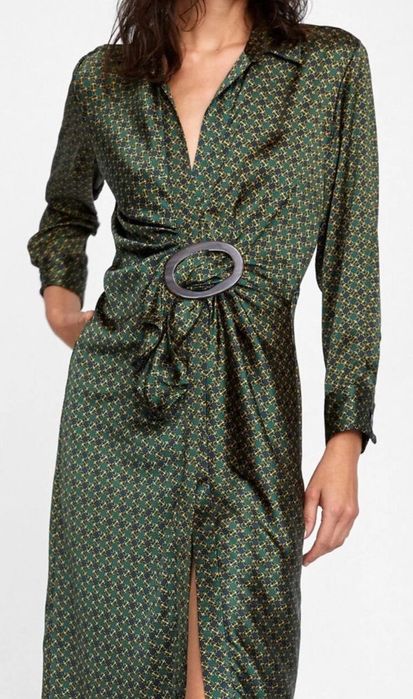 Шёлковое платье от Zara