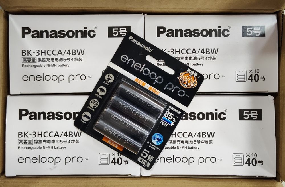 Аккумуляторные батареи Panasonic Eneloop Pro AA 2600 mAh Made in Japan