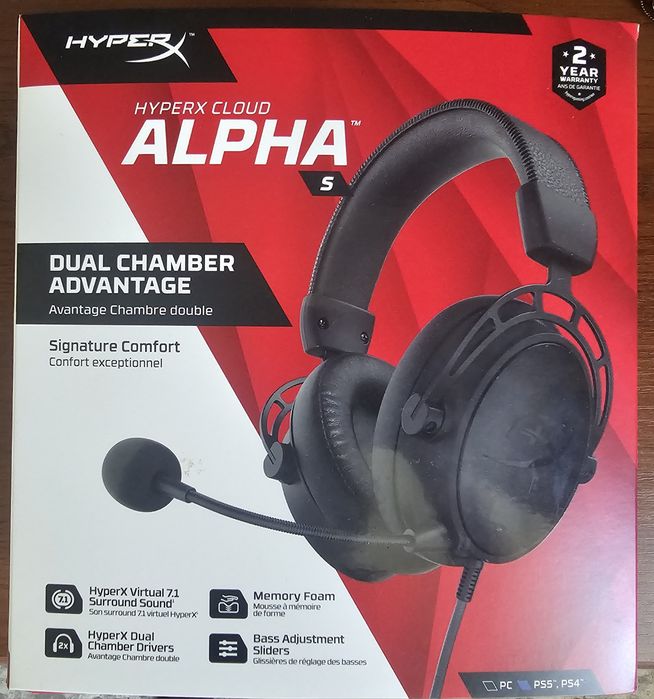 Наушники hyperx cloud alpha s