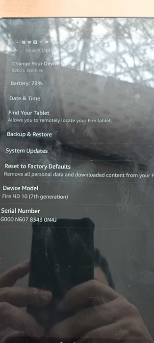 Amazon Fire таблет