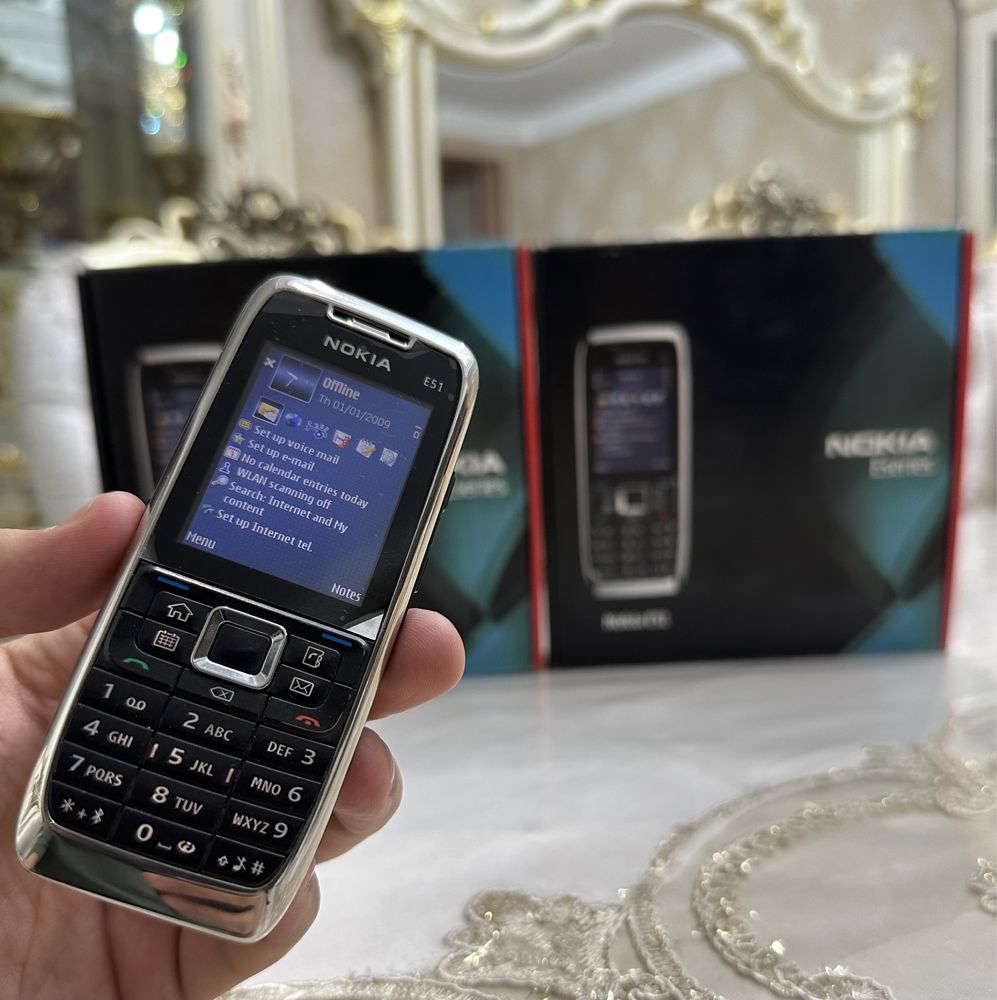 СКИДКА !!! Nokia E51 Оригинал новый пачка: 50 у.е. - Мобильные телефоны  Ташкент на Olx