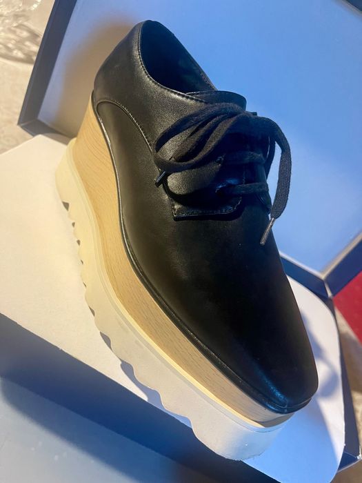 Stella Mccartney Сникърси 35 черни и беж