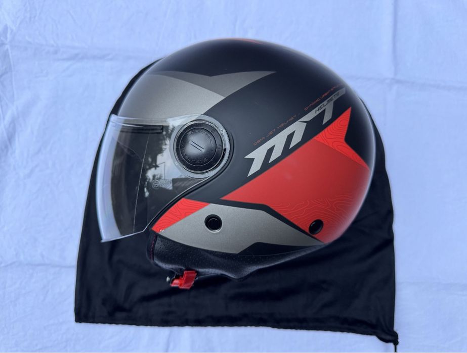 Каска MT STREET S poke b5 matt размер М