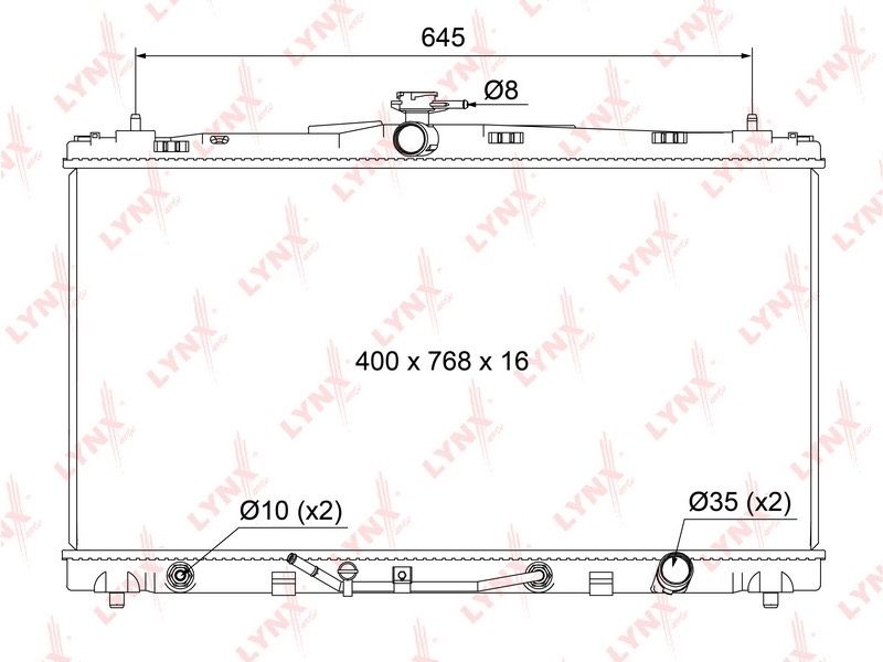 Японский Радиатор для camry 50 3.5