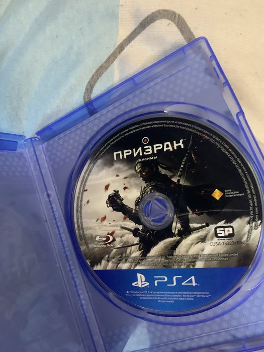Продам диск ps 4 ghost of thushima