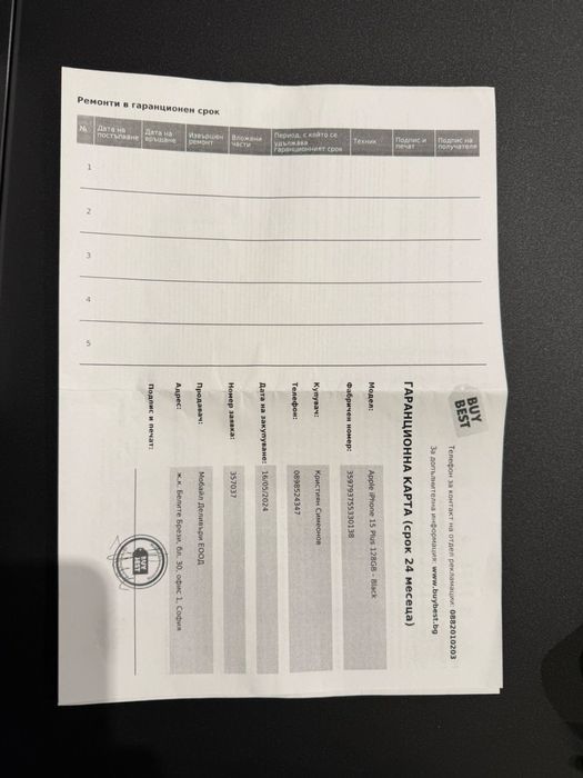 Iphone 15 Plus 128GB