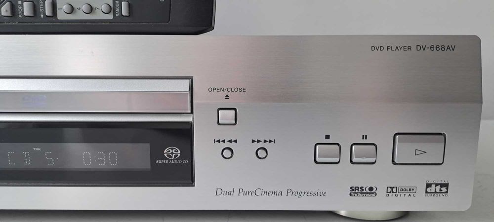 Pioneer DV-668AV High-End SACD / DVD Player – Telec Originala – Iesiri Aurite 5.1 HDMI