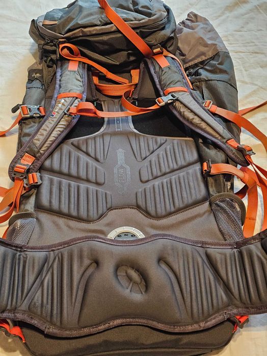 rucsac munte drumetie Berghaus 60L 60 60+15 Bioflex stare foarte buna