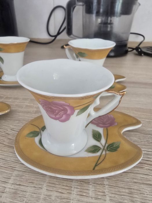 Set  6 cești cafea porțelan