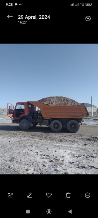 KamAZ 5511 samasabal ozi ogʻdaruvshi yili 1987