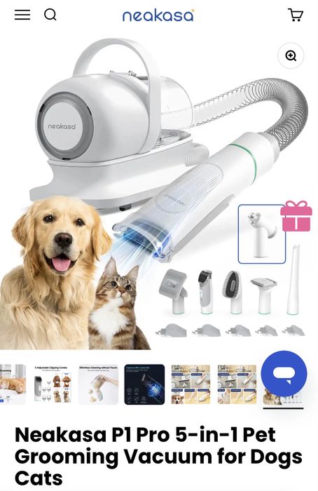 Aspirator Neakasa Pet Grooming Kit & Vacuum P1PRO