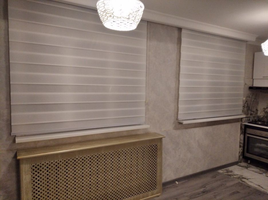 Жалюзи Комбо (день и ночь) Римские шторы Рулонные шторы!!! Скидка 20%