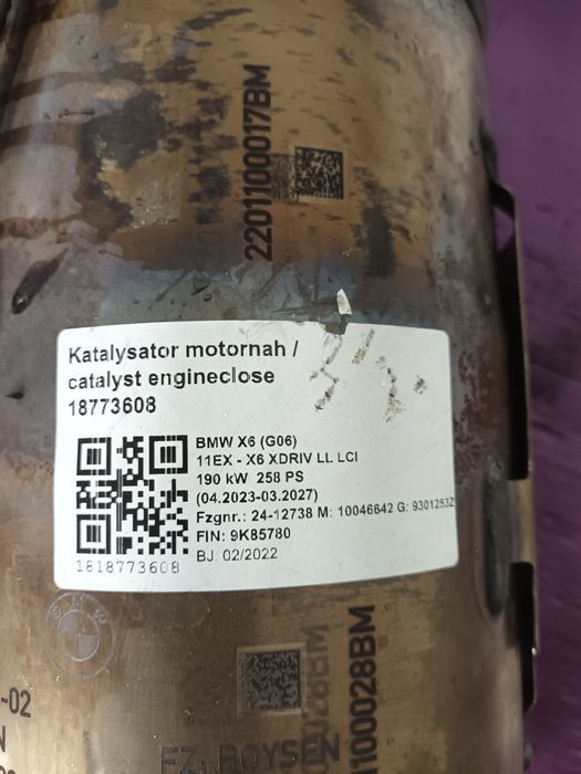 Catalizator bmw x5 g05 g06 g07 b58