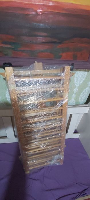 Детско легло с матрак 120/60 и малко легло люлка