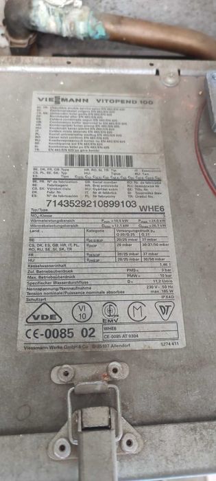 Dezmembrez Centrala Termica Viessmann Vitopend 100 WHE6 Pe Piese