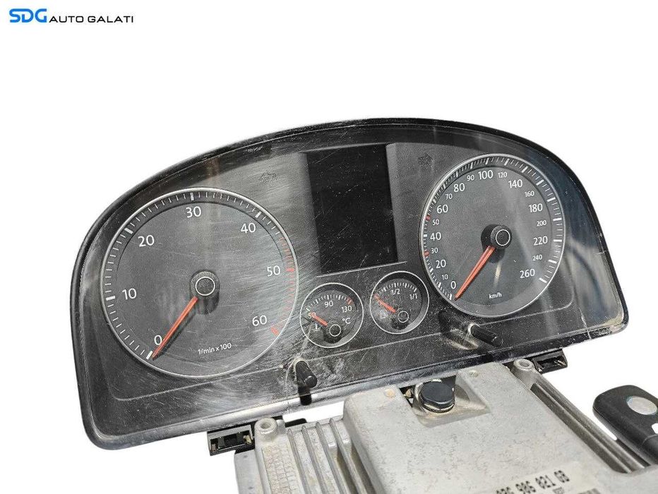 Kit Pornire ECU Calculator Motor Bosch Volkswagen Touran 2.0 TDI BMM 2003 - 2010 Cod 03G906021GB 0281012945 1T0920872F [LS0172] [LS0173]