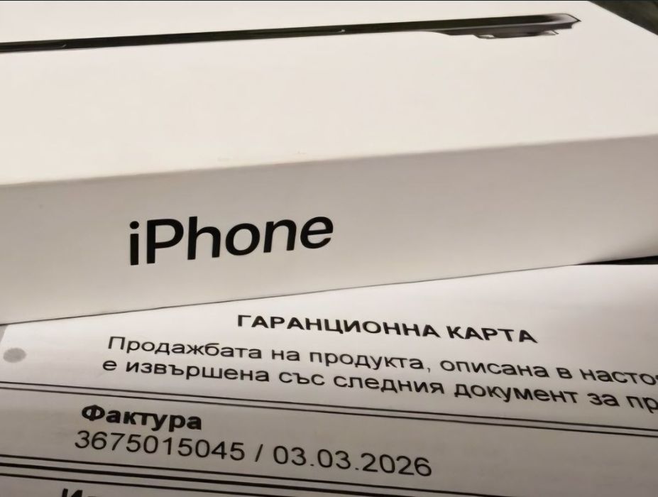 ^^^ЗАПЕЧАТАН 256GB iPhone 17 Air 5G Yettel Гаранция 2029