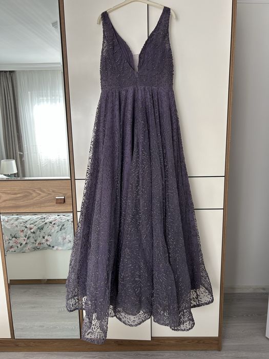 Официална дълга блестяща рокля