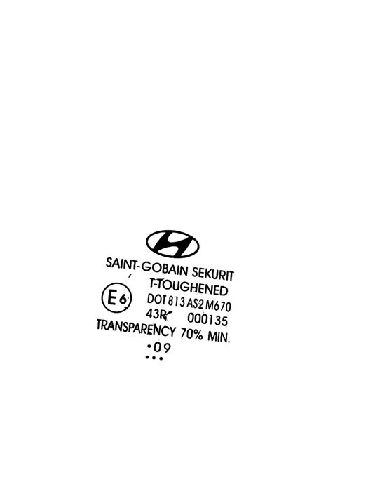 Geam Fix Stanga Spate Hyundai I10 Pa 2007 - 2013