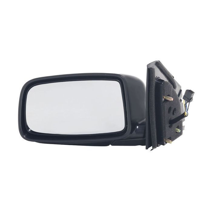 Oglinda exterioara Mitsubishi Lancer Cs 09.2003-08.2008 partea stanga BestAutoVest crom plana carcasa neagra reglare electrica cu incalzire, cu 5 pini