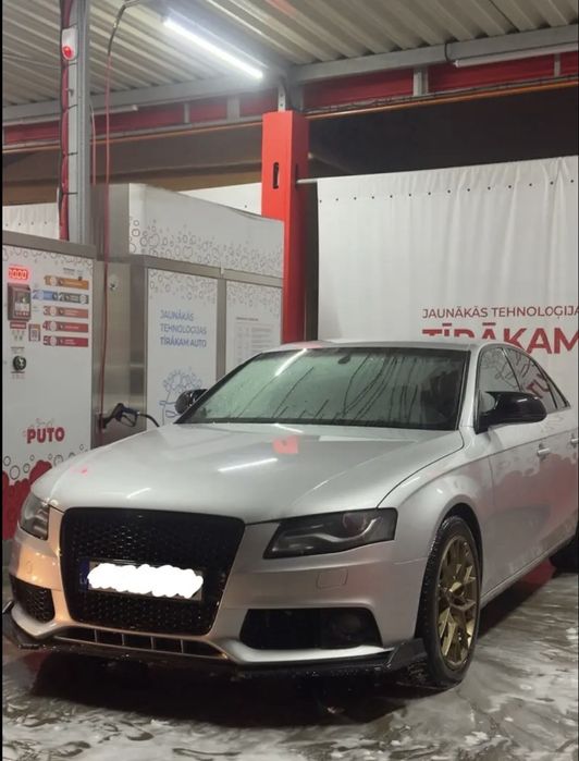 Решетка + Решетки за халогените Пчелна Пита Audi A4 B8 2008- 2012г.