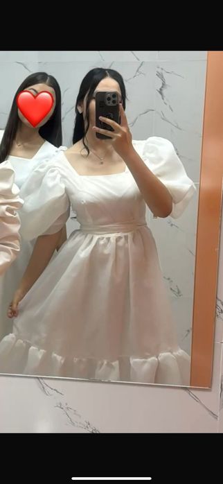 Белое платья. ..