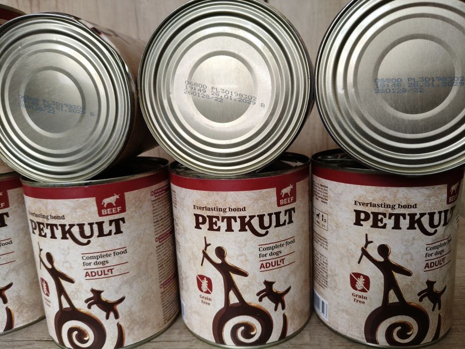 Conserve hrană câini Petkult 800gr vita
