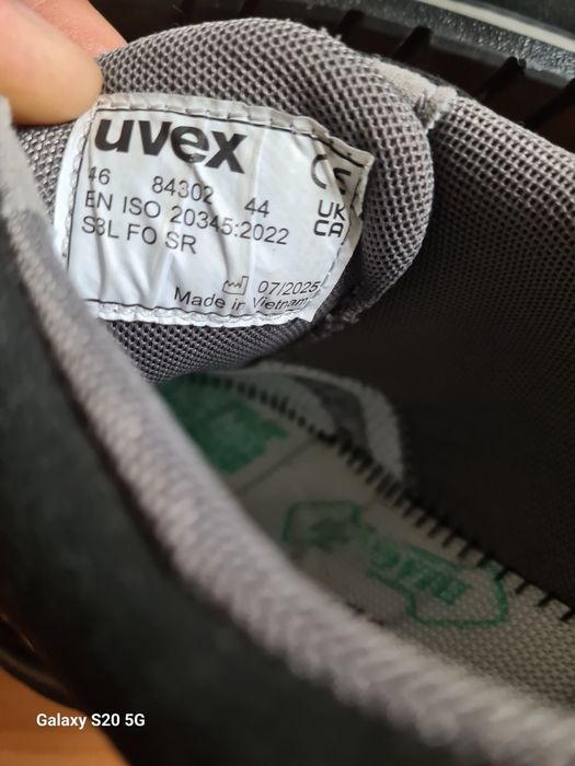Pantofi de protecție bărbați UVEX business S3, mărimea 44