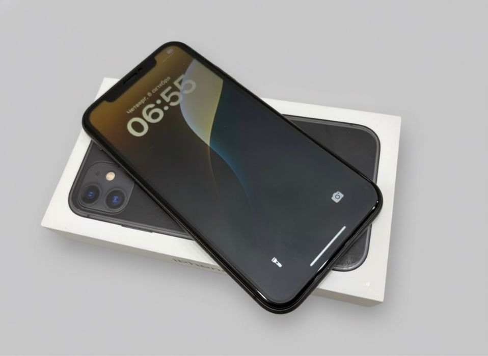 Apple iPhone 11 64Gb Black (коробка, документы)