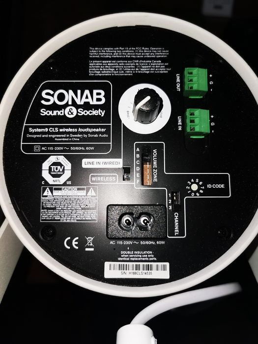Conferințe .Gramofon Fon wireless adaptor.Sonab System9 CLS wi fi.Boxe