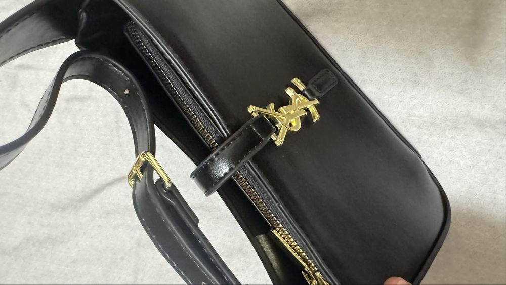 SAINTLAURENT -smooth leather