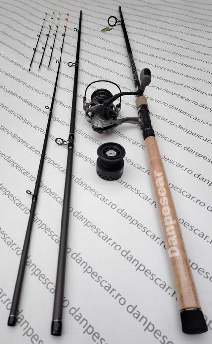 SET Feeder LANSETA TFD1 3,9m 60-200gr 4Varfuri + MULINETA PROFL LA5000