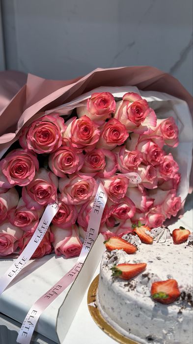 красивый букет роз