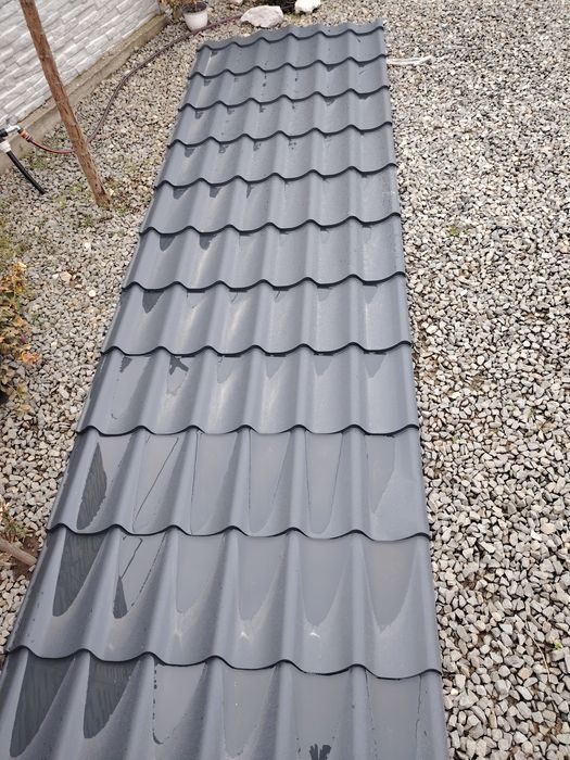 Țiglă metalică Bilka / Ral 7016 Mat  /2 coli