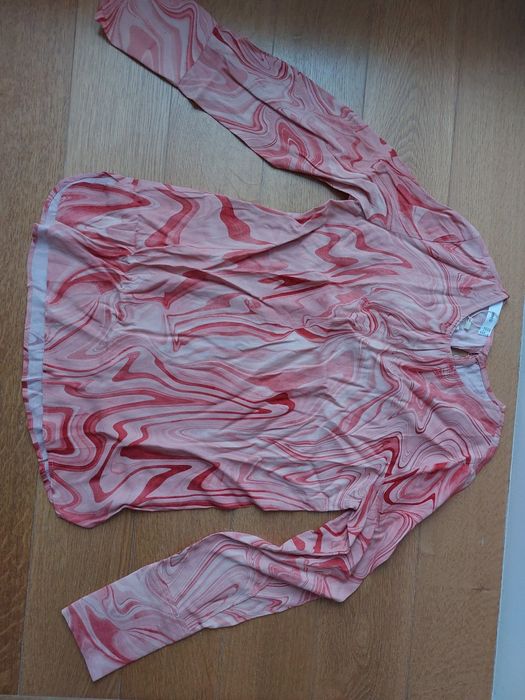 Bluză cu imprimeu marmorat
