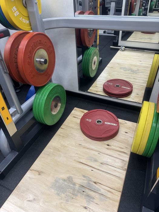 Състезателни олимпийски дискове, тежести за олимпийски лост