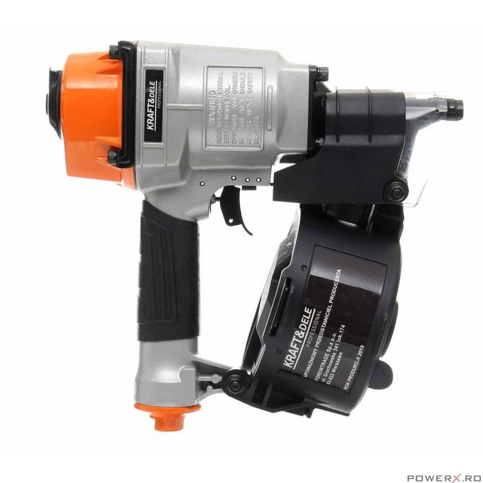 Capsator pneumatic pentru cuie, dimensiuni 25-57 mm, Kraft