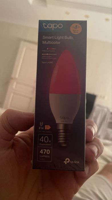 Умная многоцветная лампа TP-Link Tapo L430C, E14