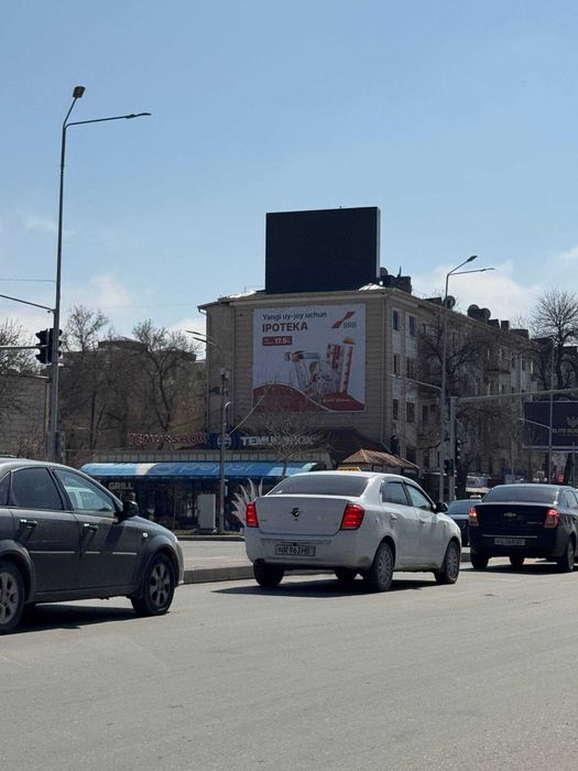 Tashqi reklama,Наружная реклама,Брэндмауры,Крышные конструкции