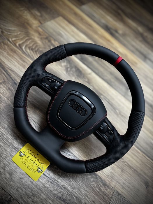 Volan piele nappa naturala Audi S-Line A3,A4,A5,A6,A8,Q5,Q7 (2004-2012
