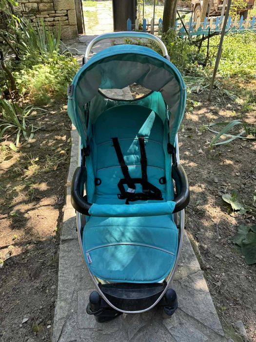 Бебешка количка   - светлосиня