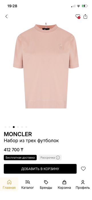 Moncler футболка