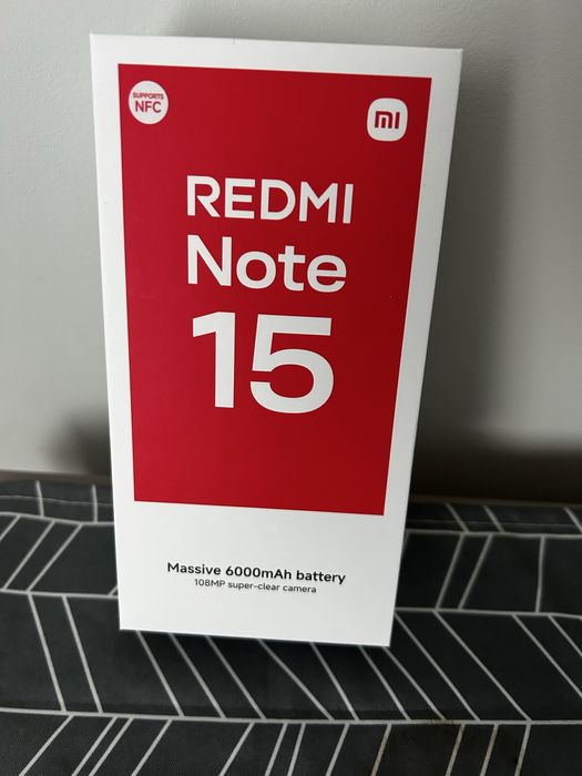 SIGILAT cu factura,Xiaomi Redmi Note 15, 8GB RAM, 256GB, Black